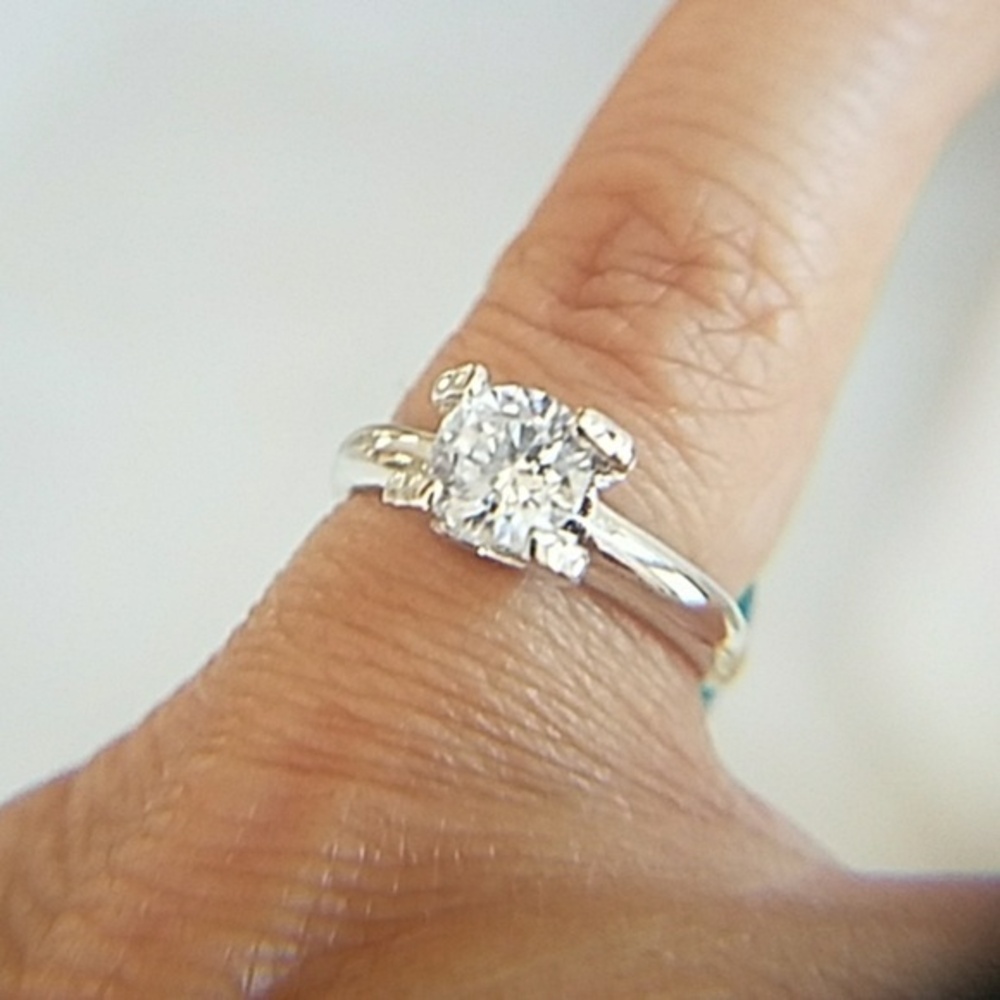 0.75ct Round Solitaire Engagement Ring size 5
